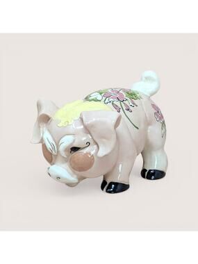 1940s Kay Finch Grumpy Pig California Pottery